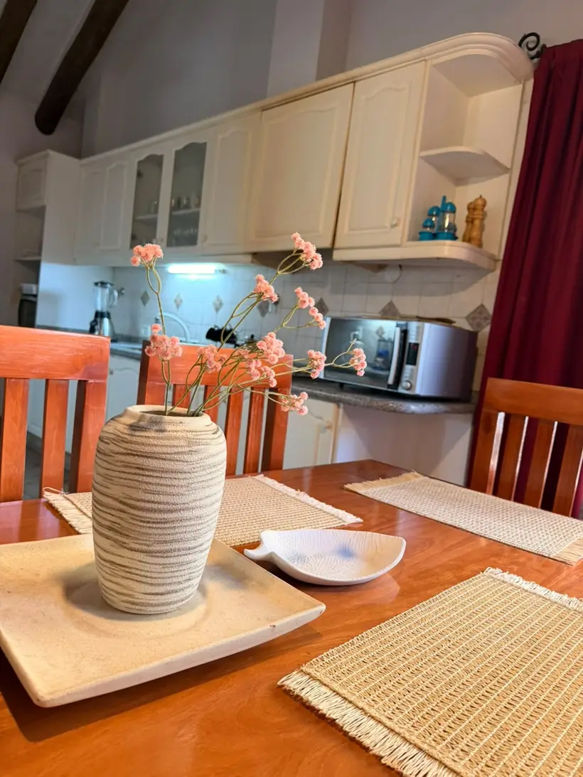Comedor y cocina de la casa